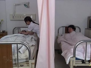 Hikaru Ayami the sex-crazed nurse sucks increased by rides load of shit