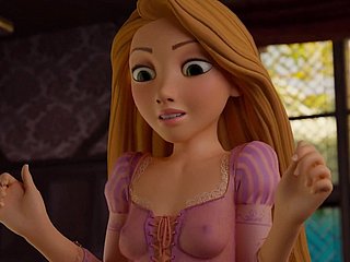 Trabajando con el acetous Rapunzel Disney Nobles