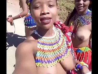 On touching ass african girls