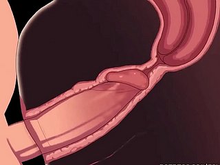 Hentai ongecensureerde animatie - hete peaches heeft een groot orgasme met spasmen