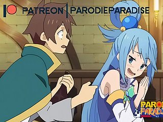 Aqua pays be advisable for her l. hentai