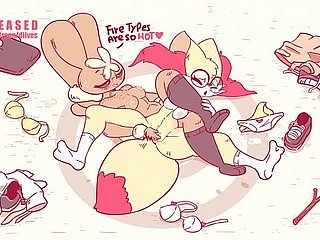 Pokemon Lopunny Dominating Braixen thither Wrestling  off out of one's mind Diives