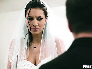 Noiva é fodida pelo irmão do noivo antes do casamento