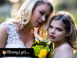MOMMY'S GIRL - Bridesmaid Katie Morgan Bangs Hard Will not hear of Stepdaughter Coco Lovelock Winning Will not hear of Wedding