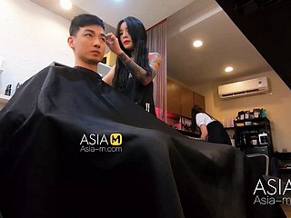 Modelmedia Asia-Barber Shop Hazardous Sex-Ai Qiu-MDWP-0004-Best Asia Porn Peel