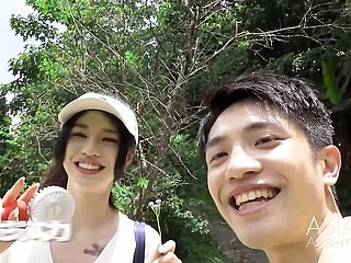 Trailer- Prima volta Titties Camping EP3- Qing Jiao- mtvq19-EP3- Il miglior video porno asiatico originale