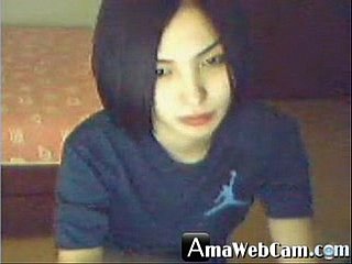 Scrumptious Korean girl, blistering at bottom webcam